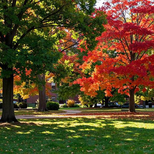 Autumn Foliage in Boston Garden