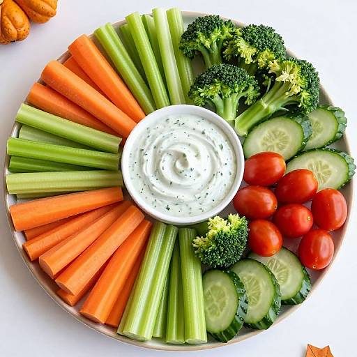Festive Fall Veggie Platter