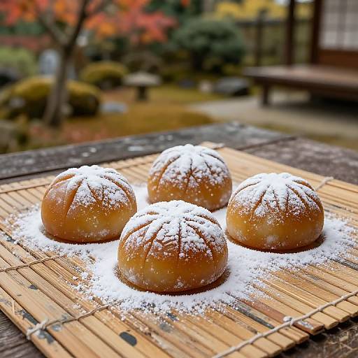 Artistic Hoshigaki Arrangement in Autumn
