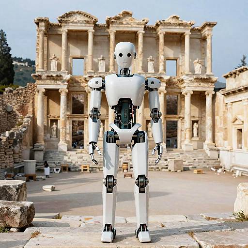 Robot at Library of Celsus Ruins