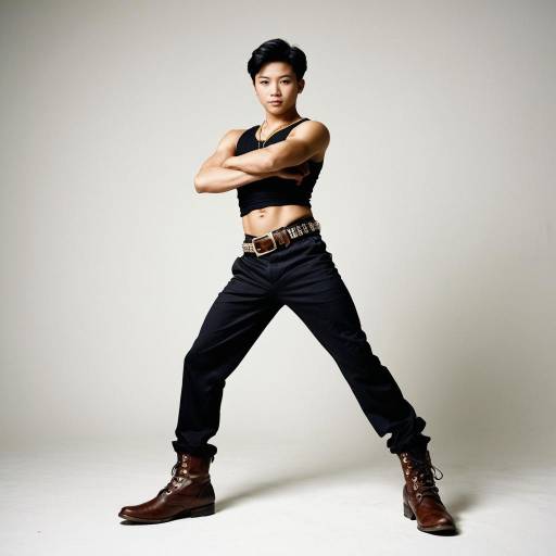 Solo Performance Dancewear Portrait of a Boy