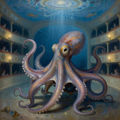 Octopus Conductor in Sunken Opera House