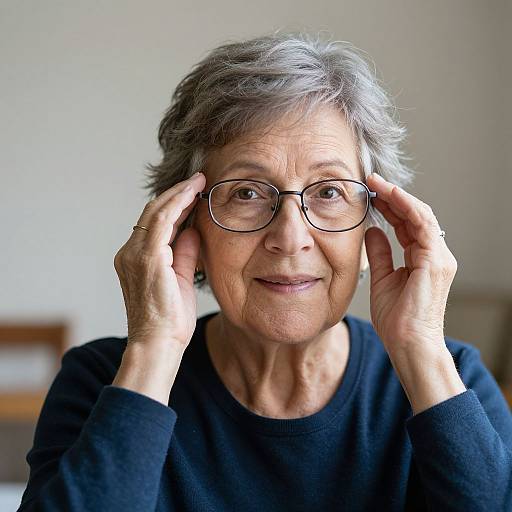 Senior Woman with Eyeglasses