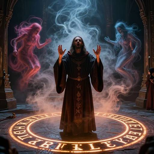 Ancient Exorcism Ritual with Runes