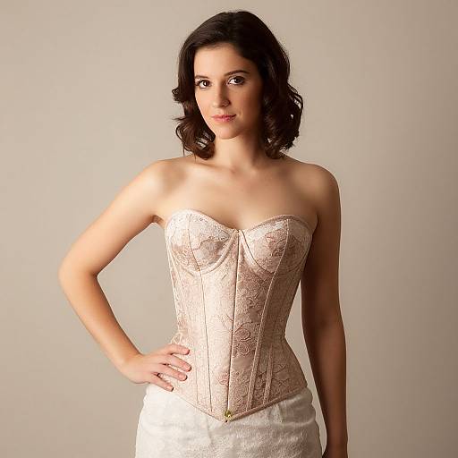 Vintage Corset Woman Portrait
