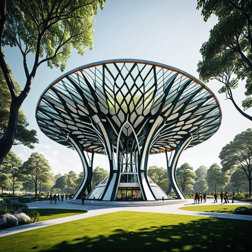 Futuristic Pavilion Inspired by Norman Foster