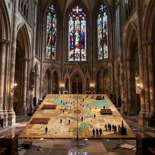 DND Gothic Cathedral Battlemap