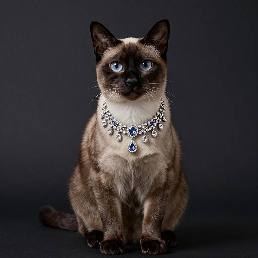 Luxurious Portrait of a Birman Cat