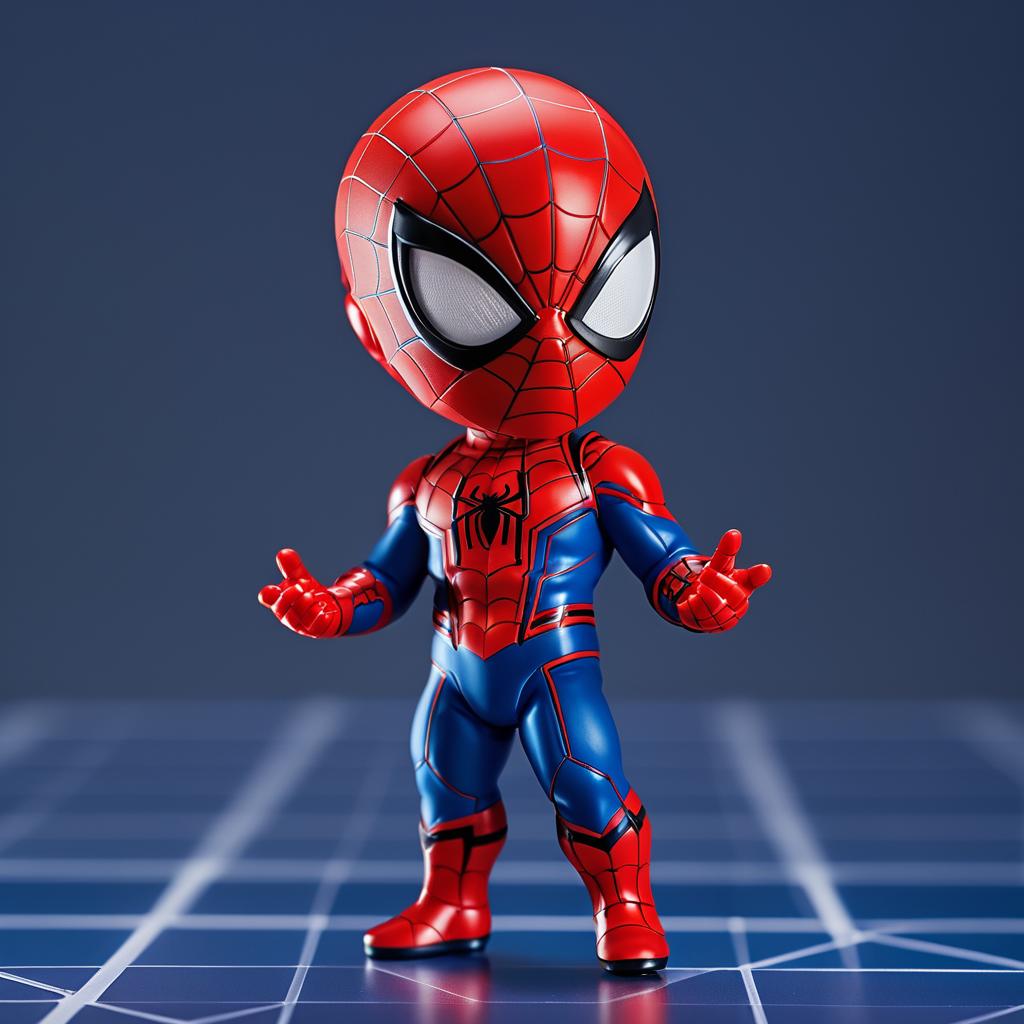 High-Resolution Nendoroid Spider-Man Figure