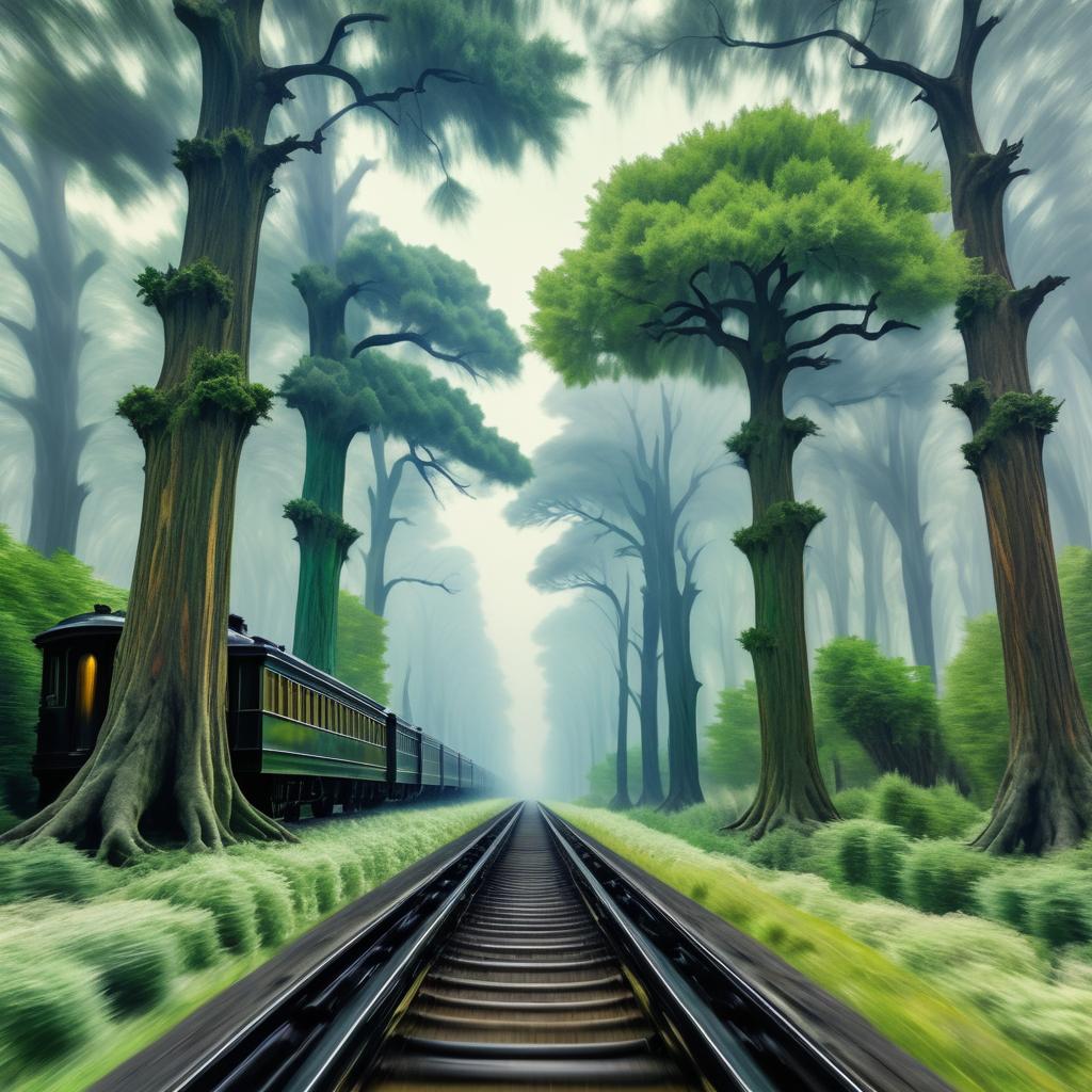 Ancient Trees on a Train to Afterlife