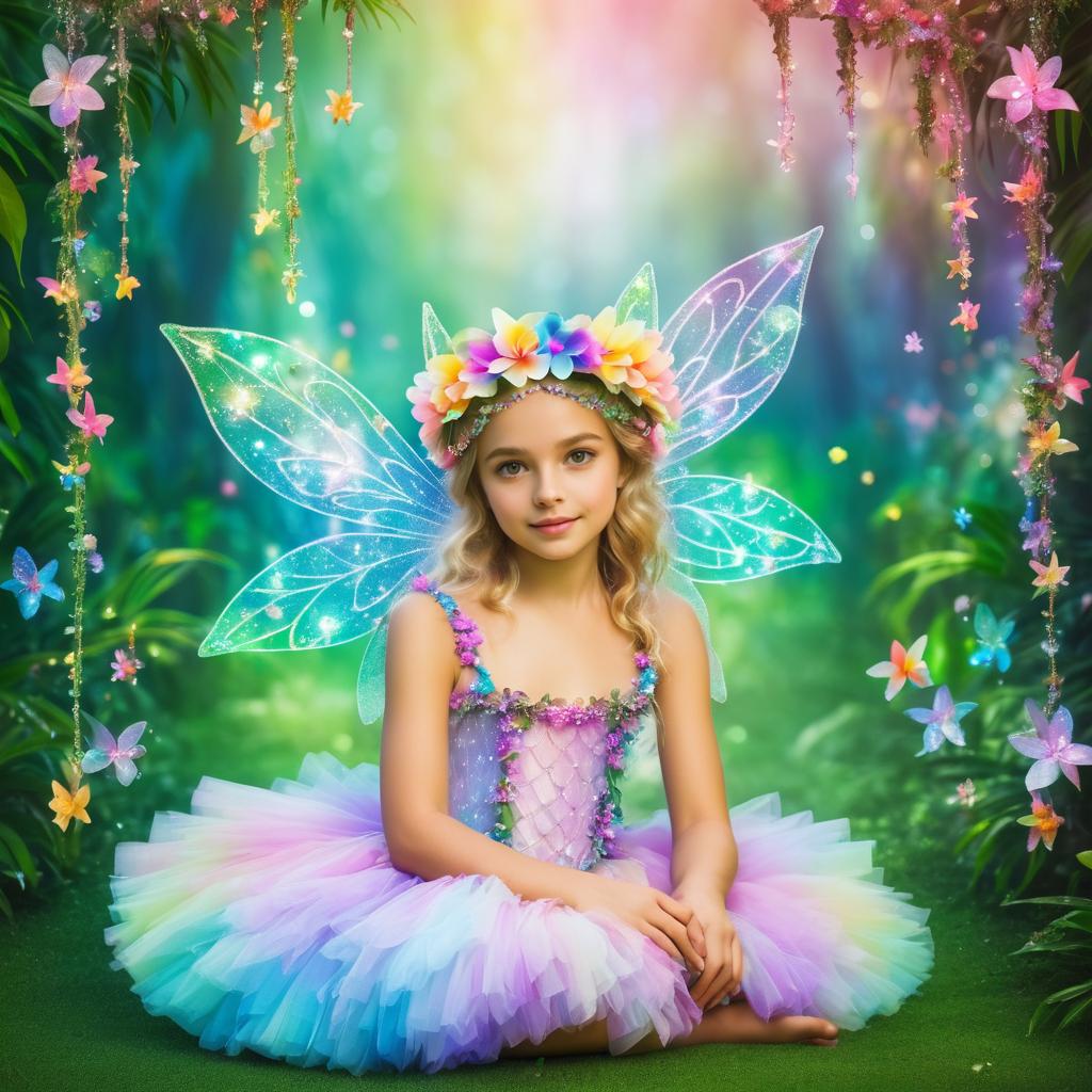 Whimsical Fairy in Dreamland Paradise