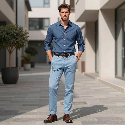 Stylish Urban Portrait of a Man