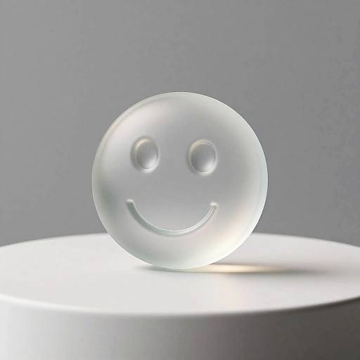 Frosted Glass Emoji on Ceramic