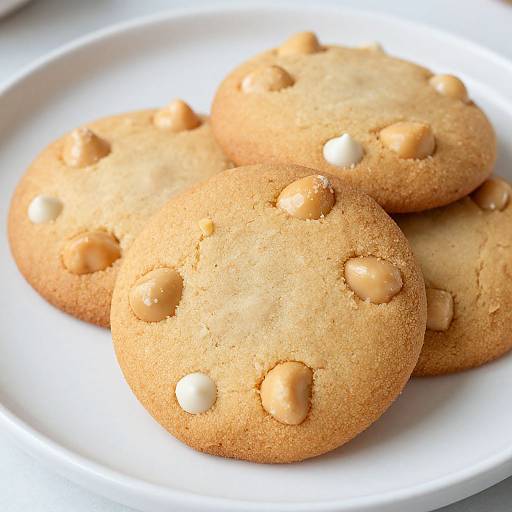 Golden Macadamia White Chocolate Cookies