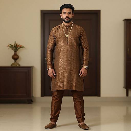 Chola Style Male Portrait Full Body