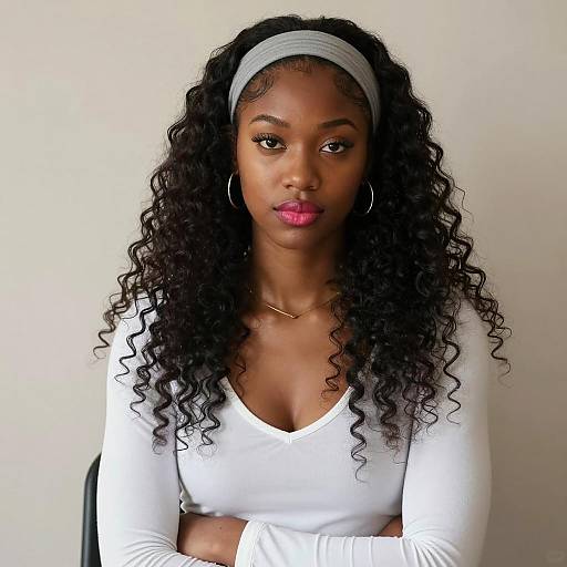 Young Black Woman in Casual Style