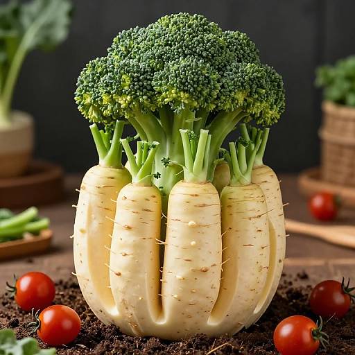 Giant Hollow Turnip with Veggies