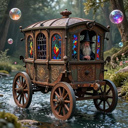 Wizard Wagon by Enchanted River