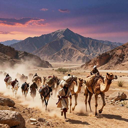 Biblical Patriarch's Wilderness Journey