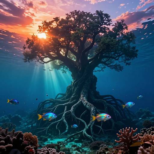 Enchanted Oceanic Tree Realm
