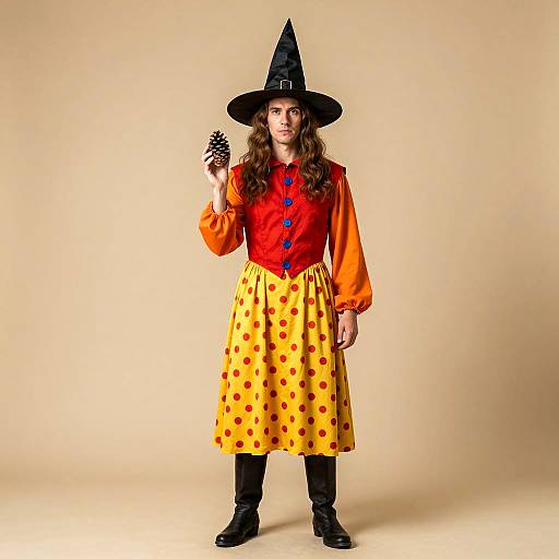 Whimsical Wizard Costume Photo in Detail