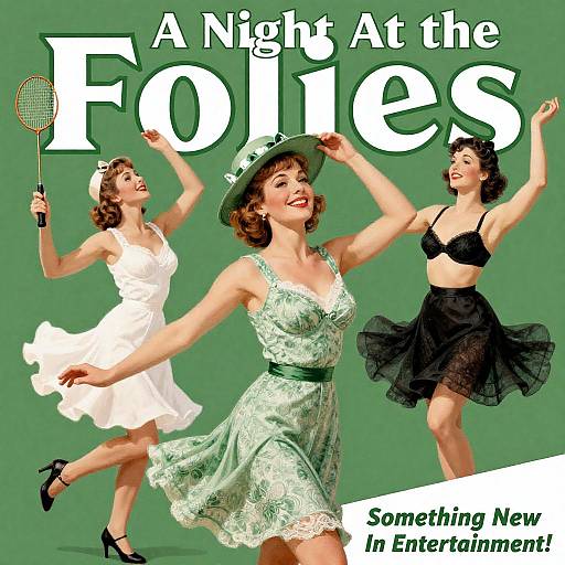 Vintage Cover A Night At The Folies