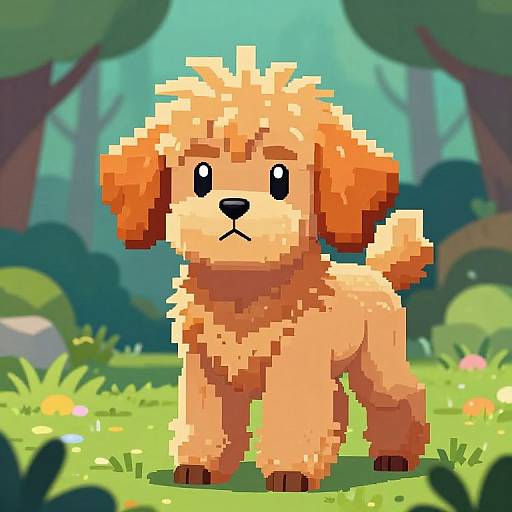 Biohacking 8-Bit Mini Goldendoodle