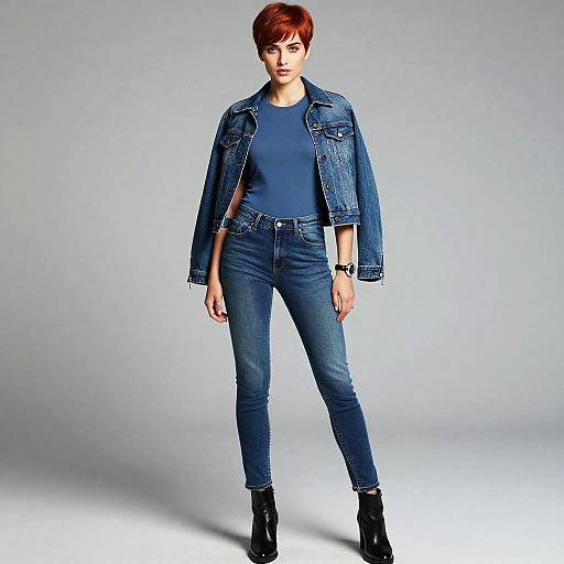 Futuristic Nostalgic Denim Style