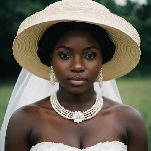 Elegant Nigerian Wedding Attire Display