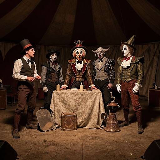 Macabre Freakshow Circus Portraits