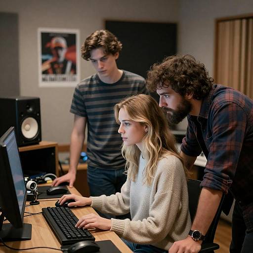 Collaboration in a Creative Recording Studio