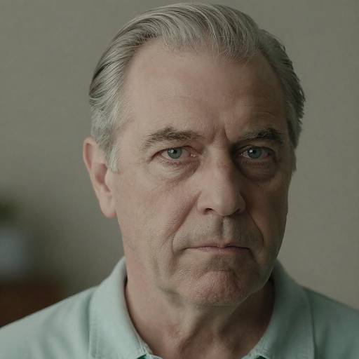 Serious Older Man Portrait