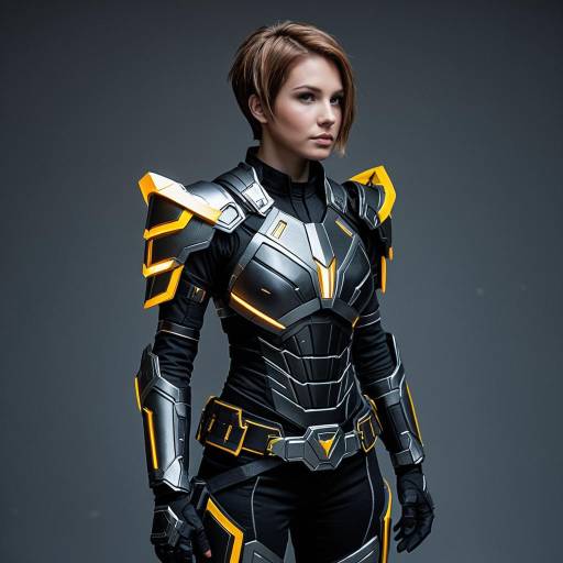 Sleek Hyperion Space Warrior Cosplay