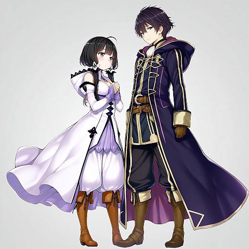 Illustration of Morgan (male) (fire emblem), fire emblem in the style of Buriki