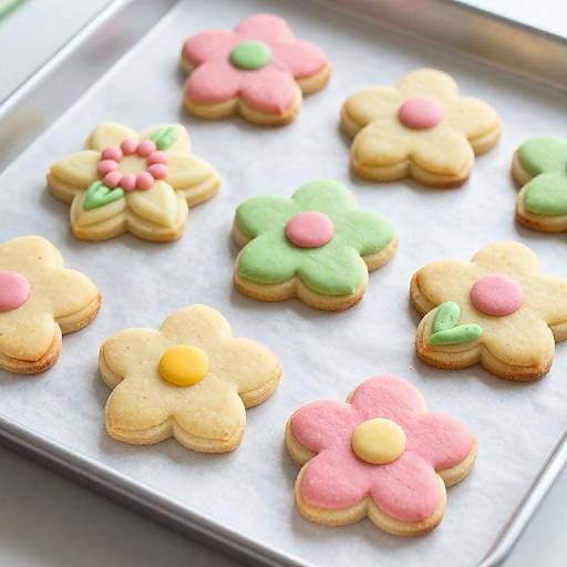 Quick Easy Spring Flower Cookies