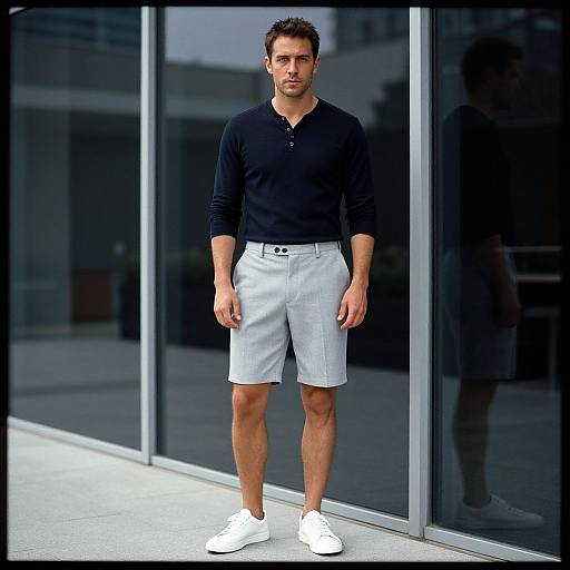 Confident Man in Modern Daguerreotype