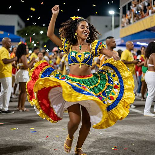 Vibrant Brazilian Samba Dance