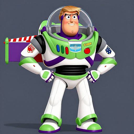 Donald Trump as Buzz Lightyear Cartoon