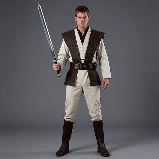 Jedi Knight Costume with Sword