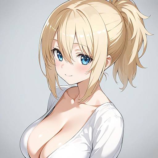 Illustration of Aoyama blue mountain, gochuumon wa usagi desu ka? in the style of Neco