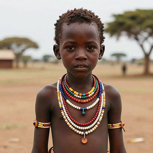 Vibrant Portrait of Zulu Boy