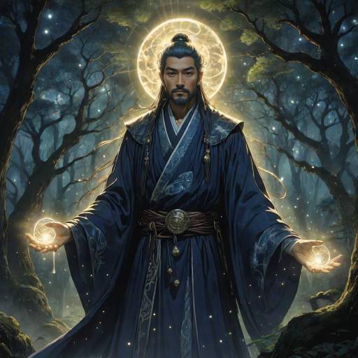 Mystical Oracle in Ethereal Grove