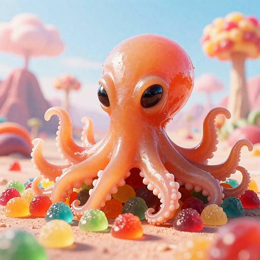 GummiRay: Gummy Planet Octopus Alien