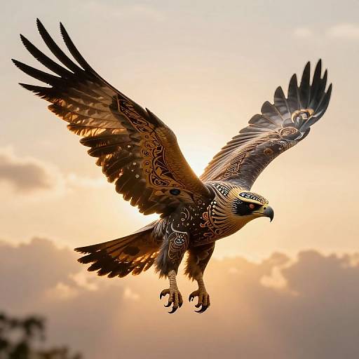 Soaring Thunderbird of Spiritual Ascension