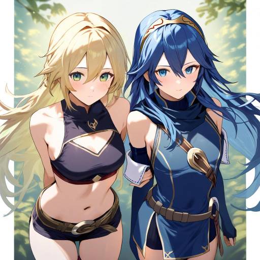 Lucina and Friends: A Colorful Encounter