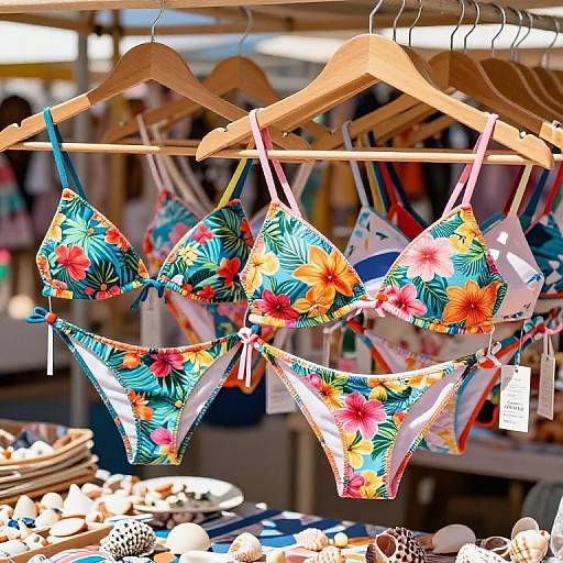 Seaside Market Bikini Display