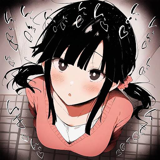 Illustration of Asahina hiyori, kagerou project in the style of Kurotama