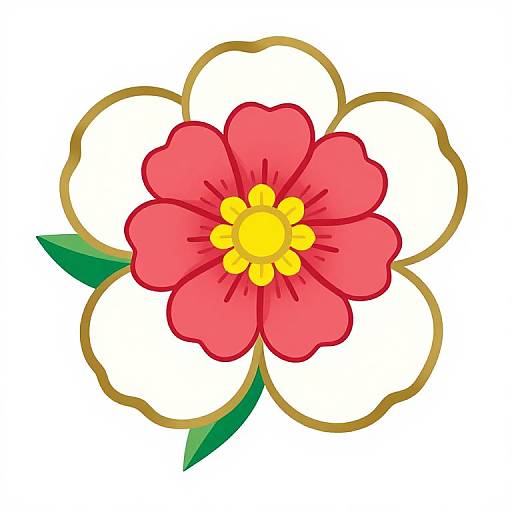 Traditional Flower Vector Design