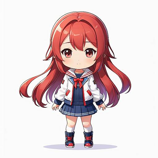 High Quality Chibi Girl Full Body