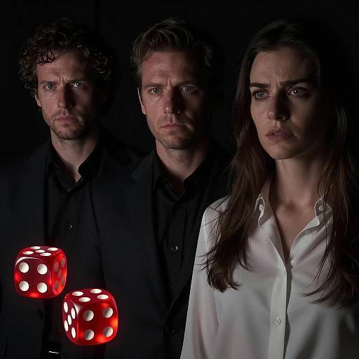 Mysterious Shadows and Illuminated Dice